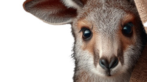 Baby Kangaroo Peek Vinyl Car Decal Sticker – Waterproof & UV-Resistant Baby Kangaroo Peek Vinyl Car Decal Sticker – Waterproof & UV-Resistant