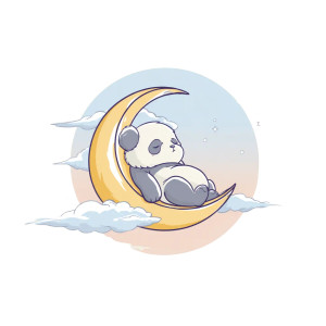 Sleeping Panda Moon Vinyl Car Decal Sticker – Waterproof & UV-Resistant Sleeping Panda Moon Vinyl Car Decal Sticker – Waterproof & UV-Resistant