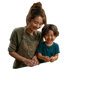 Making Mochi Together Vinyl Car Decal Sticker – Waterproof & UV-Resistant 