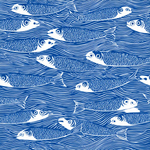 Mediterranean Sardine Vinyl Car Decal Sticker – Waterproof & UV-Resistant Mediterranean Sardine Vinyl Car Decal Sticker – Waterproof & UV-Resistant