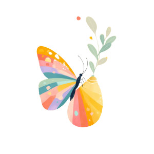 Emerging Butterfly V2 Vinyl Car Decal Sticker – Waterproof & UV-Resistant 