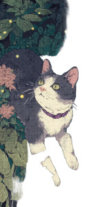 Feminine Anime Cat Vinyl Car Decal Sticker – Waterproof & UV-Resistant 