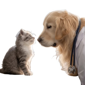 Pet Doctor Scene Vinyl Car Decal Sticker – Waterproof & UV-Resistant 