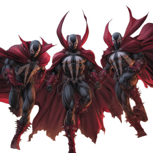 Marvel Spawn Triplets V3 Vinyl Car Decal Sticker – Waterproof & UV-Resistant 