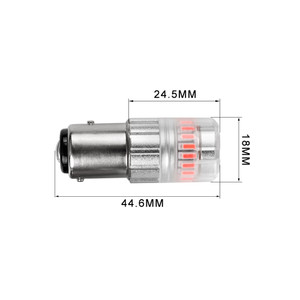 Tiny Monster Eco Series LED Tail Light Bulb | 1157 Philips 3020 High Power LED | 600 Lumens | Red | Set Of 2 Tiny Monster Eco Series LED Tail Light Bulb | 1157 Philips 3020 High Power LED | 600 Lumens | Red | Set Of 2