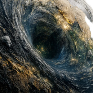 Cosmic Black Entity Vinyl Car Decal Sticker – Waterproof & UV-Resistant 