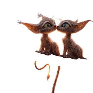 Alien Cats Kissing Vinyl Car Decal Sticker – Waterproof & UV-Resistant 