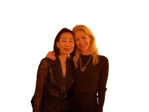 Stylish Women Dining Vinyl Car Decal Sticker – Waterproof & UV-Resistant 