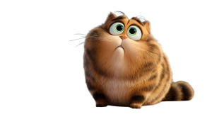 Muffin The Fat Cat Vinyl Car Decal Sticker – Waterproof & UV-Resistant 