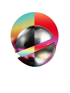 Psychedelic Disco Ball Vinyl Car Decal Sticker – Waterproof & UV-Resistant 