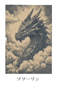 Giant Dragon Head V2 Vinyl Car Decal Sticker – Waterproof & UV-Resistant 