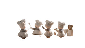 Miniature Chef Fairies Vinyl Car Decal Sticker – Waterproof & UV-Resistant 