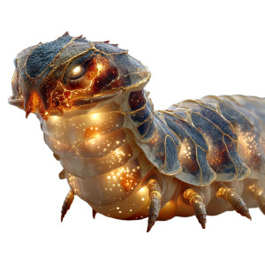 Terrifying Sandworm Vinyl Car Decal Sticker – Waterproof & UV-Resistant 