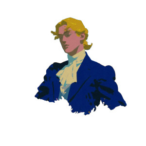 Golden Winged Man V2 Vinyl Car Decal Sticker – Waterproof & UV-Resistant 