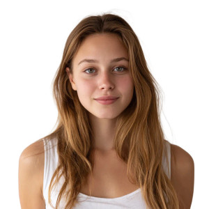 Young Woman Portrait V68 Vinyl Car Decal Sticker – Waterproof & UV-Resistant Young Woman Portrait V68 Vinyl Car Decal Sticker – Waterproof & UV-Resistant