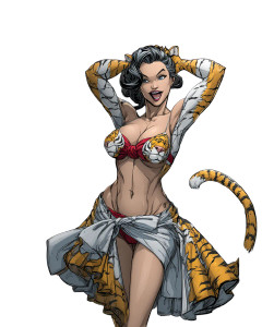 Tiger Woman V2 Vinyl Car Decal Sticker – Waterproof & UV-Resistant Tiger Woman V2 Vinyl Car Decal Sticker – Waterproof & UV-Resistant