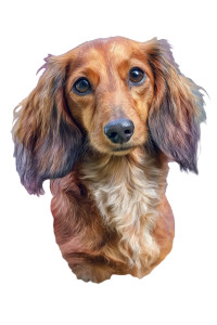 Long-Haired Dachshund Vinyl Car Decal Sticker – Waterproof & UV-Resistant Long-Haired Dachshund Vinyl Car Decal Sticker – Waterproof & UV-Resistant