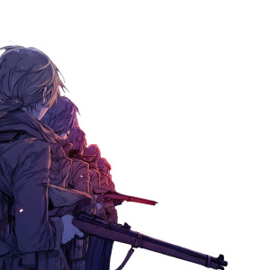 Epic Manga Soldiers Vinyl Car Decal Sticker – Waterproof & UV-Resistant 