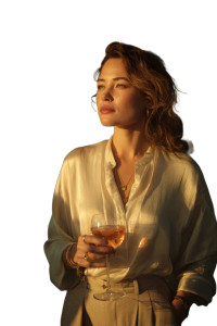 Cinematic Portrait Woman V2 Vinyl Car Decal Sticker – Waterproof & UV-Resistant 