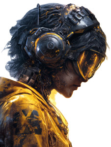 Cosmic Engineer Vinyl Car Decal Sticker – Waterproof & UV-Resistant 