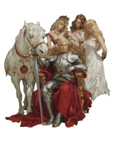 King On Throne V4 Vinyl Car Decal Sticker – Waterproof & UV-Resistant 