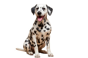 Happy Dalmatian Vinyl Car Decal Sticker – Waterproof & UV-Resistant 