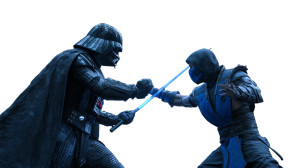 Darth Vader Vs Subzero Vinyl Car Decal Sticker – Waterproof & UV-Resistant 