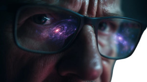 Galactic Gaze V2 Vinyl Car Decal Sticker – Waterproof & UV-Resistant 