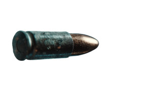 Bullet In Flight Vinyl Car Decal Sticker – Waterproof & UV-Resistant 