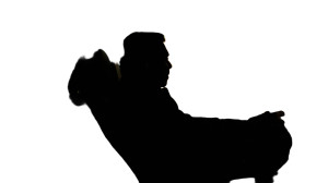 Silhouetted Suv Driver Vinyl Car Decal Sticker – Waterproof & UV-Resistant 