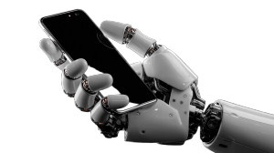 Robot Hand Iphone Vinyl Car Decal Sticker – Waterproof & UV-Resistant 