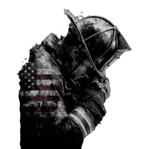 Heroic Firefighter Scene Vinyl Car Decal Sticker – Waterproof & UV-Resistant Heroic Firefighter Scene Vinyl Car Decal Sticker – Waterproof & UV-Resistant