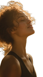 Peaceful Sun Embrace Vinyl Car Decal Sticker – Waterproof & UV-Resistant 