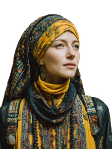 Arab Woman Portrait V3 Vinyl Car Decal Sticker – Waterproof & UV-Resistant 