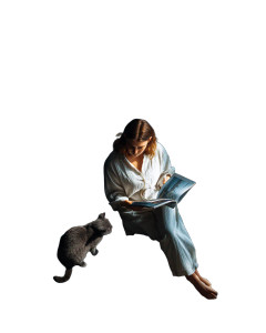 Slavic Woman Reading Vinyl Car Decal Sticker – Waterproof & UV-Resistant Slavic Woman Reading Vinyl Car Decal Sticker – Waterproof & UV-Resistant