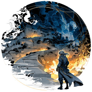 Zhuge Liang Observatory Vinyl Car Decal Sticker – Waterproof & UV-Resistant 