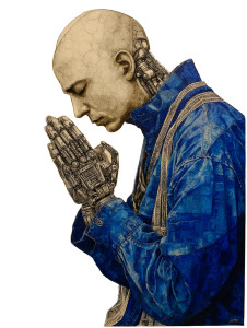 Cyborg Human Connection Vinyl Car Decal Sticker – Waterproof & UV-Resistant 