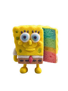 Edible Spongebob Cake Vinyl Car Decal Sticker – Waterproof & UV-Resistant 