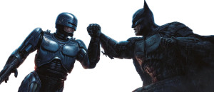 Robocop Vs Batman Vinyl Car Decal Sticker – Waterproof & UV-Resistant 