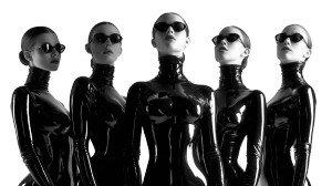 Latex Catsuit Models V2 Vinyl Car Decal Sticker – Waterproof & UV-Resistant 