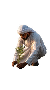 Emirati Gardener Vinyl Car Decal Sticker – Waterproof & UV-Resistant Emirati Gardener Vinyl Car Decal Sticker – Waterproof & UV-Resistant