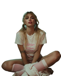 Blonde Laundromat Model Vinyl Car Decal Sticker – Waterproof & UV-Resistant 