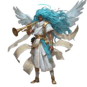 Archangel Gabriel V9 Vinyl Car Decal Sticker – Waterproof & UV-Resistant 