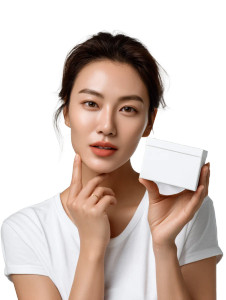 Korean Model Portrait V15 Vinyl Car Decal Sticker – Waterproof & UV-Resistant 