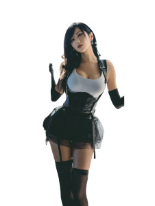 Tifa Lockhart Feature Vinyl Car Decal Sticker – Waterproof & UV-Resistant 