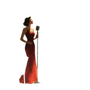 Jazz Singer Spotlight V6 Vinyl Car Decal Sticker – Waterproof & UV-Resistant 