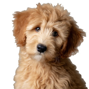 Golden Doodle Puppy Vinyl Car Decal Sticker – Waterproof & UV-Resistant 