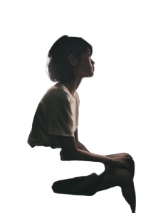 Lonely Asian Lady Vinyl Car Decal Sticker – Waterproof & UV-Resistant 