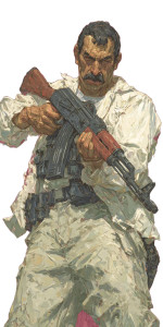 Zedongman With Ak47 Vinyl Car Decal Sticker – Waterproof & UV-Resistant 