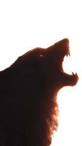 Roaring Werewolf Close-Up Vinyl Car Decal Sticker – Waterproof & UV-Resistant 